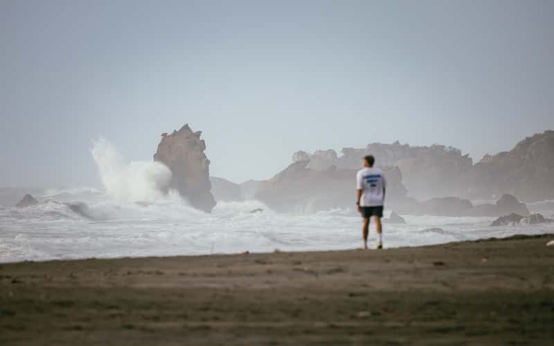 Beaches along New Zealand State Highway 6