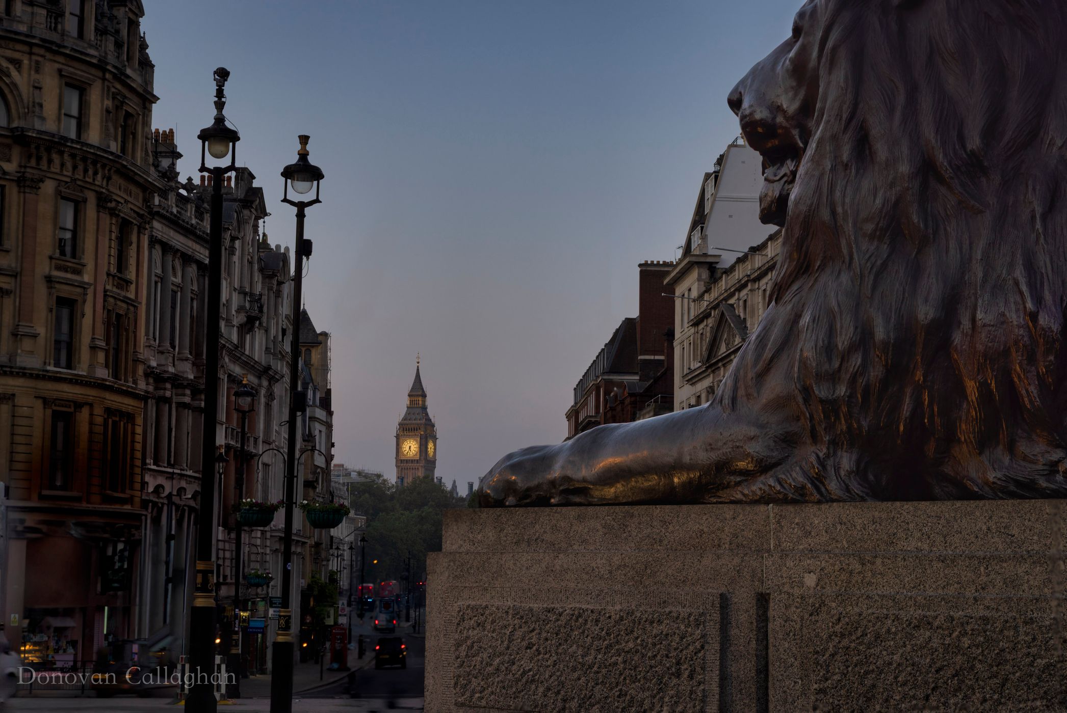 Big Ben from Trafalgar Square, London, United Kingdom