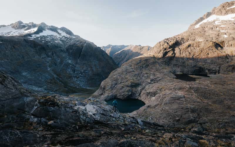 Black Lake above Gertrude Saddle, Fiordland National Park