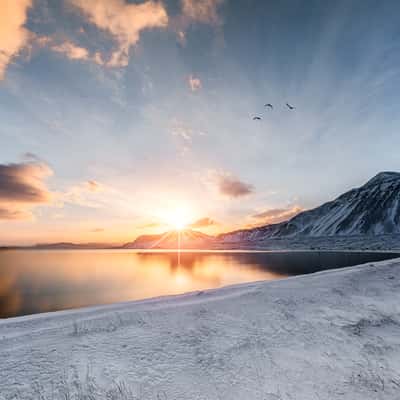 Borgarnes viewpoint, Iceland