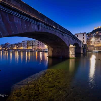 Bridge, Bosa, Sardinia, Italy