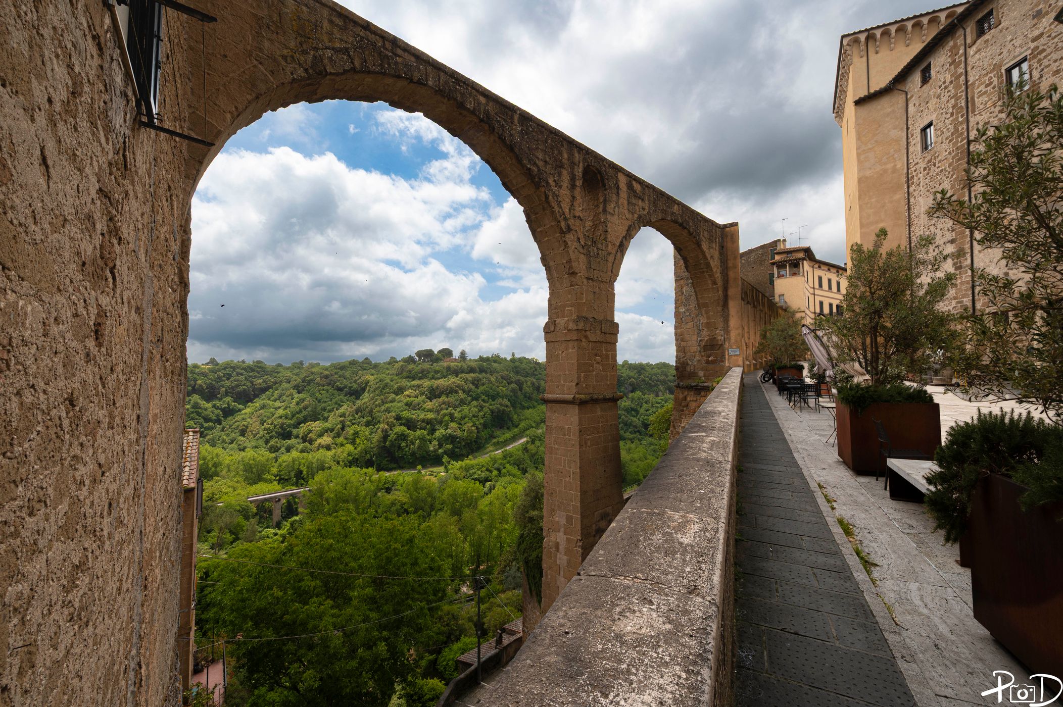 Bridge to Pitigliano, Italy