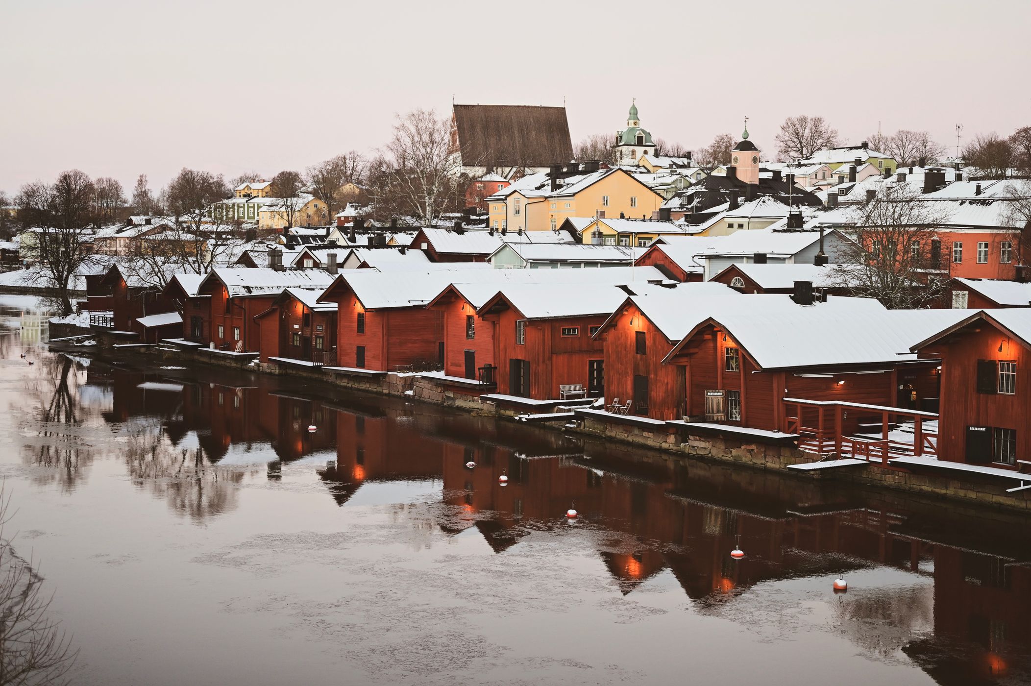 Bridge with View of Porvoo, Finland