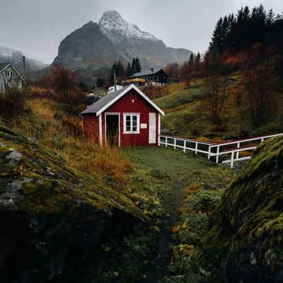 Cabin at Nusfjord, Norway