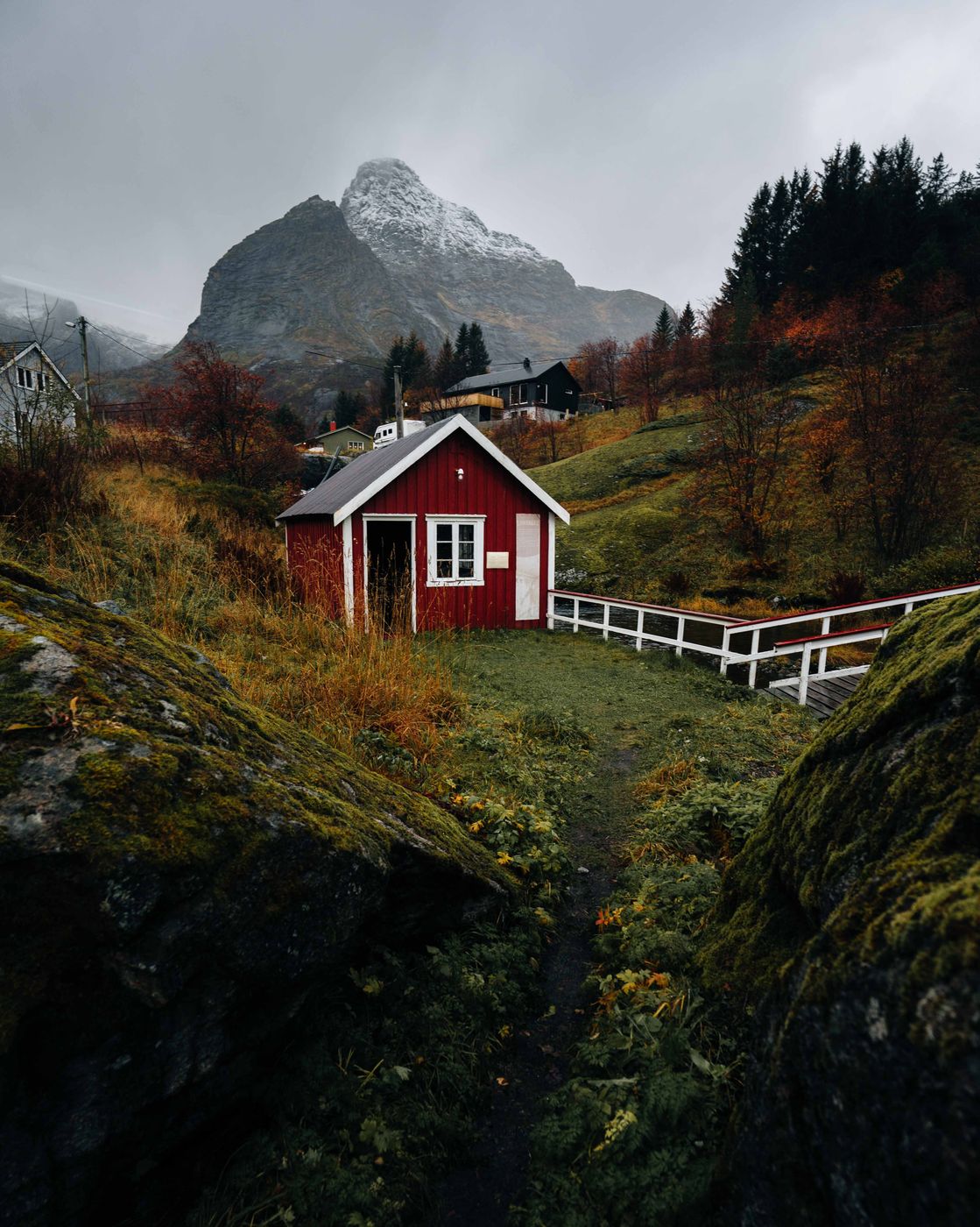 Cabin at Nusfjord, Norway