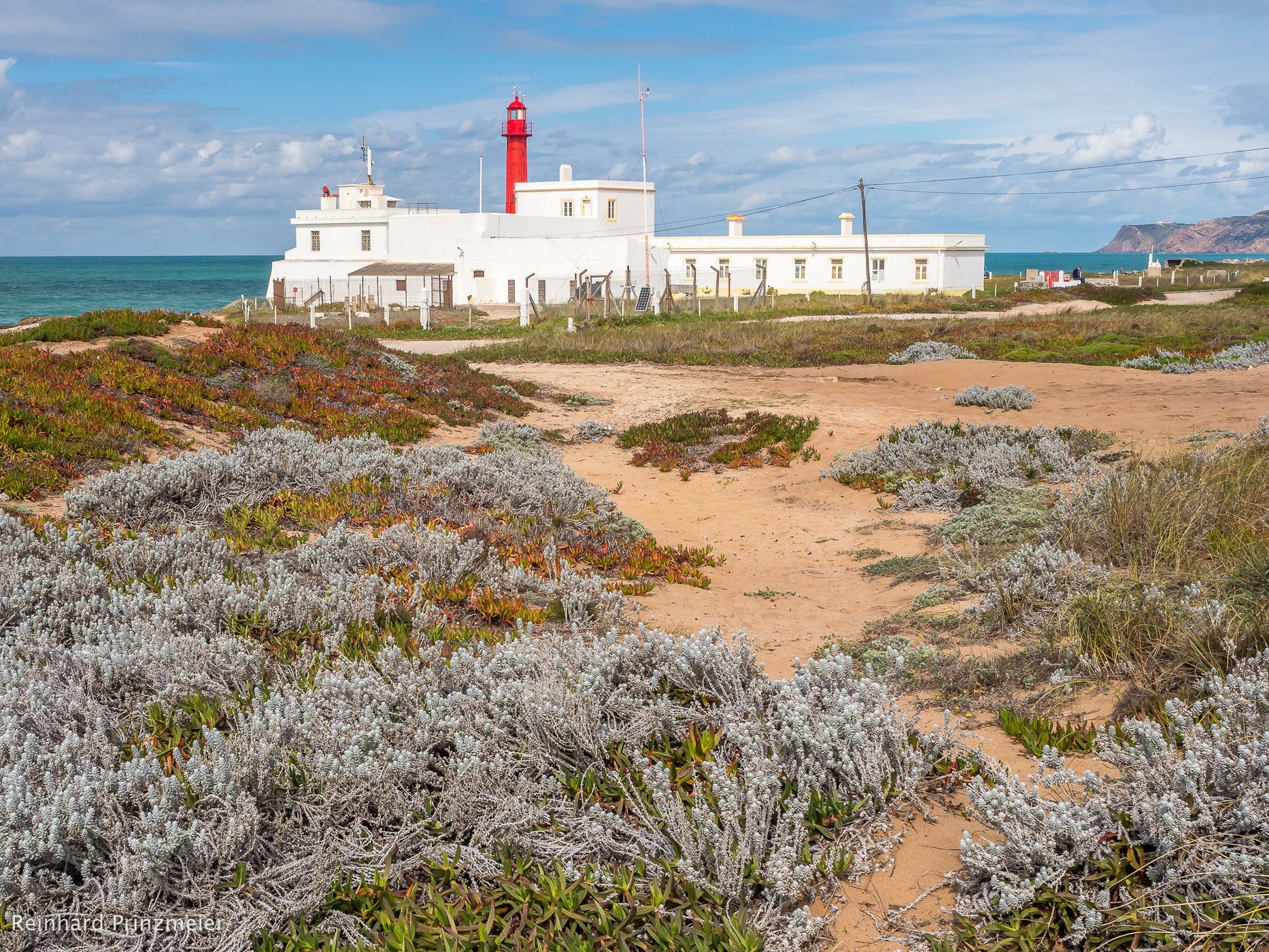 Cabo Raso Lighthouse from nearby, Portugal