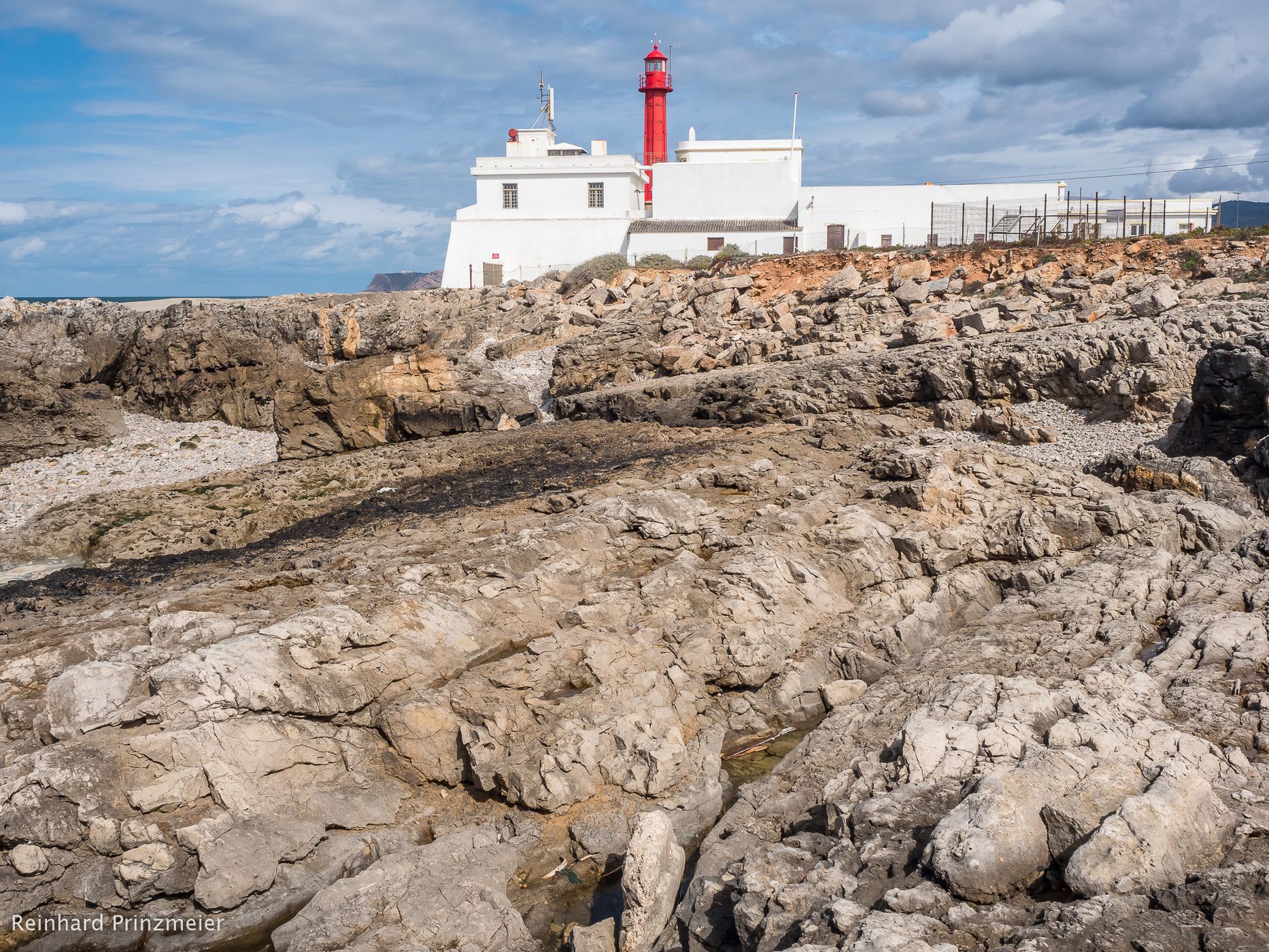 Cabo Raso Lighthouse from nearby, Portugal