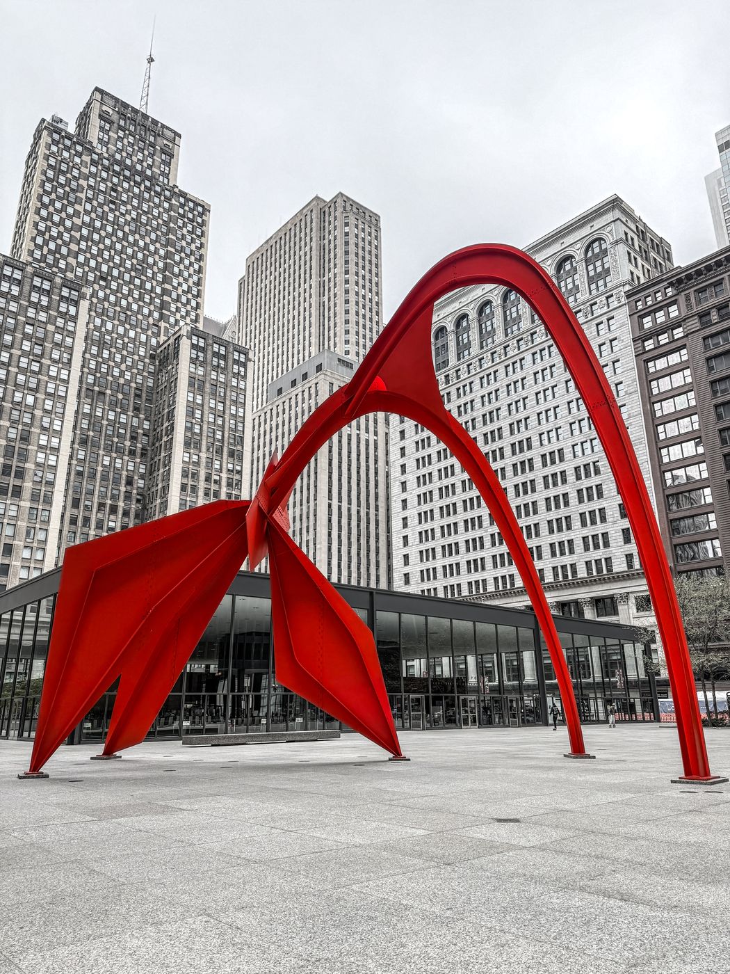 Calder's Flamingo, Chicago, USA