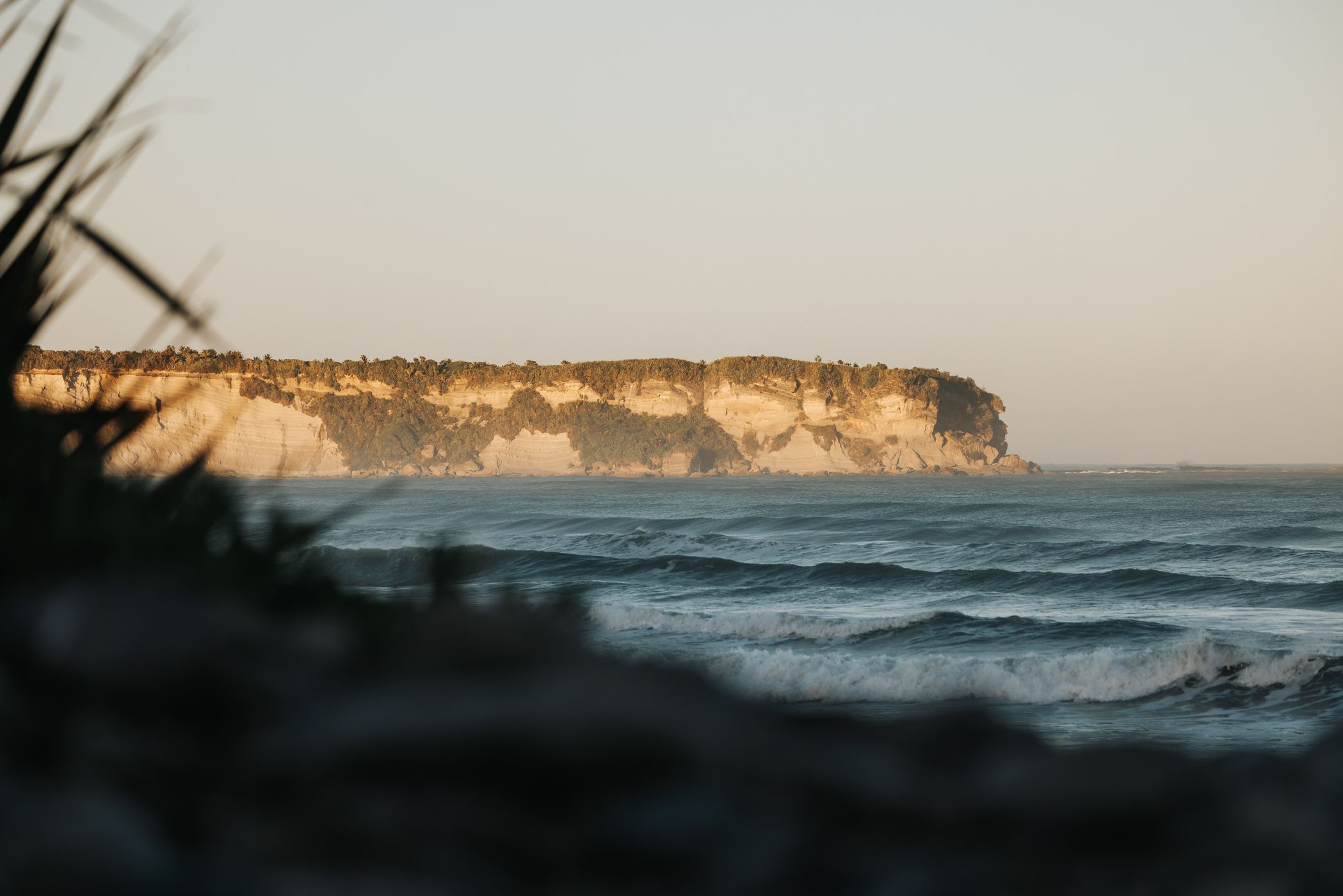 Camping view, Rapahoe Beach, New Zealand