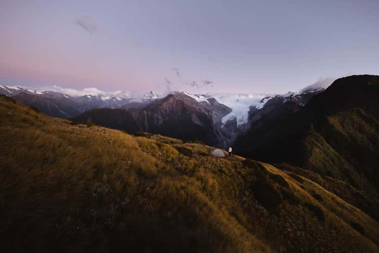 Campsite at Alex Knob track, Franz Josef Glacier