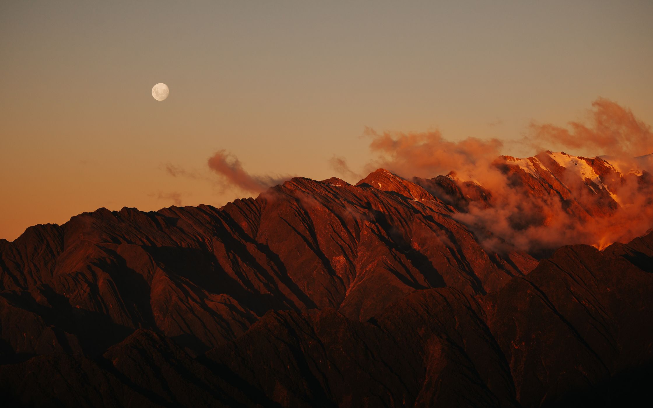 Campsite at Alex Knob track, Franz Josef Glacier, New Zealand