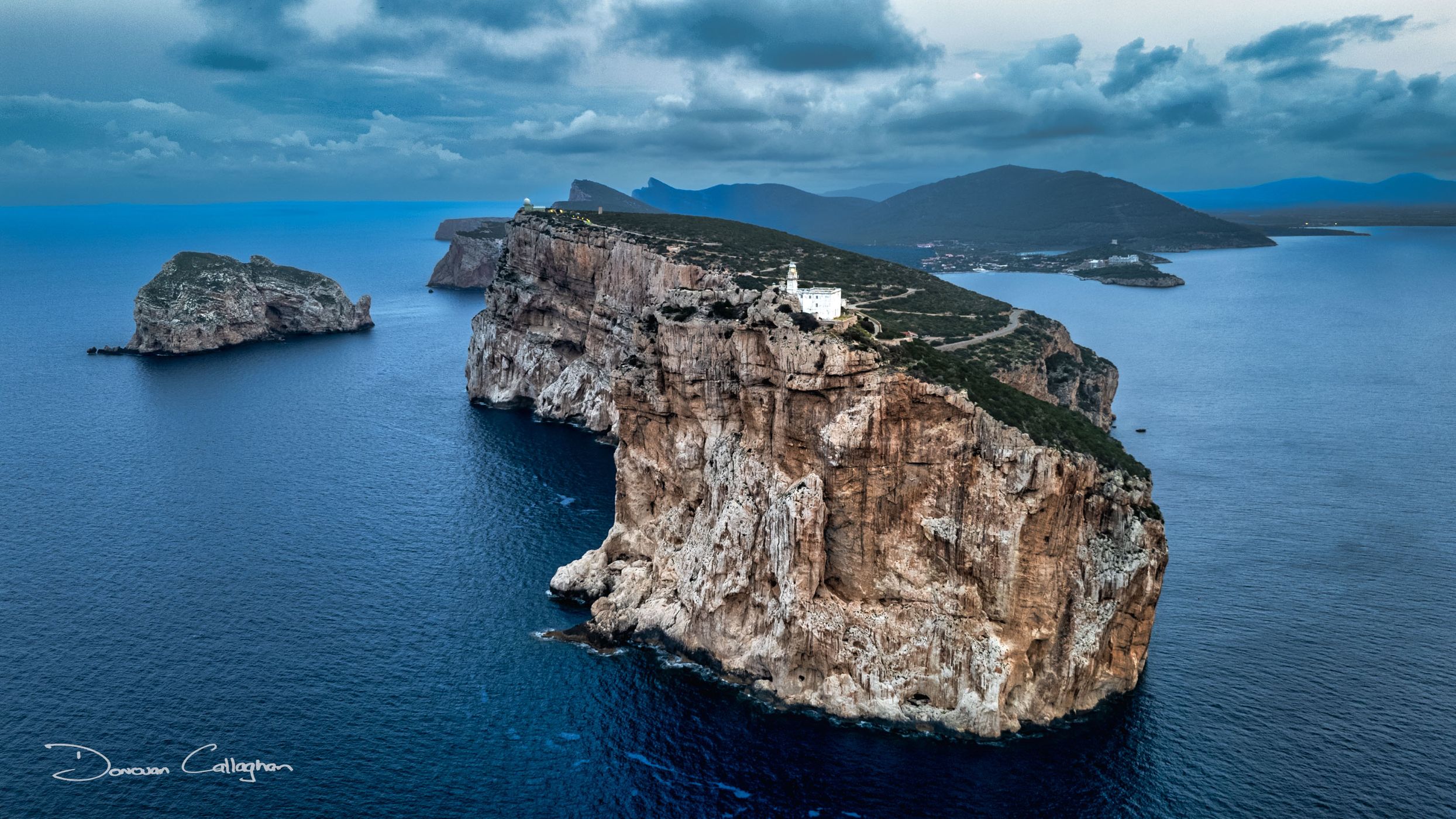 Capo Caccia Lighthouse, Northern Sardinia, Sardinia, Italy