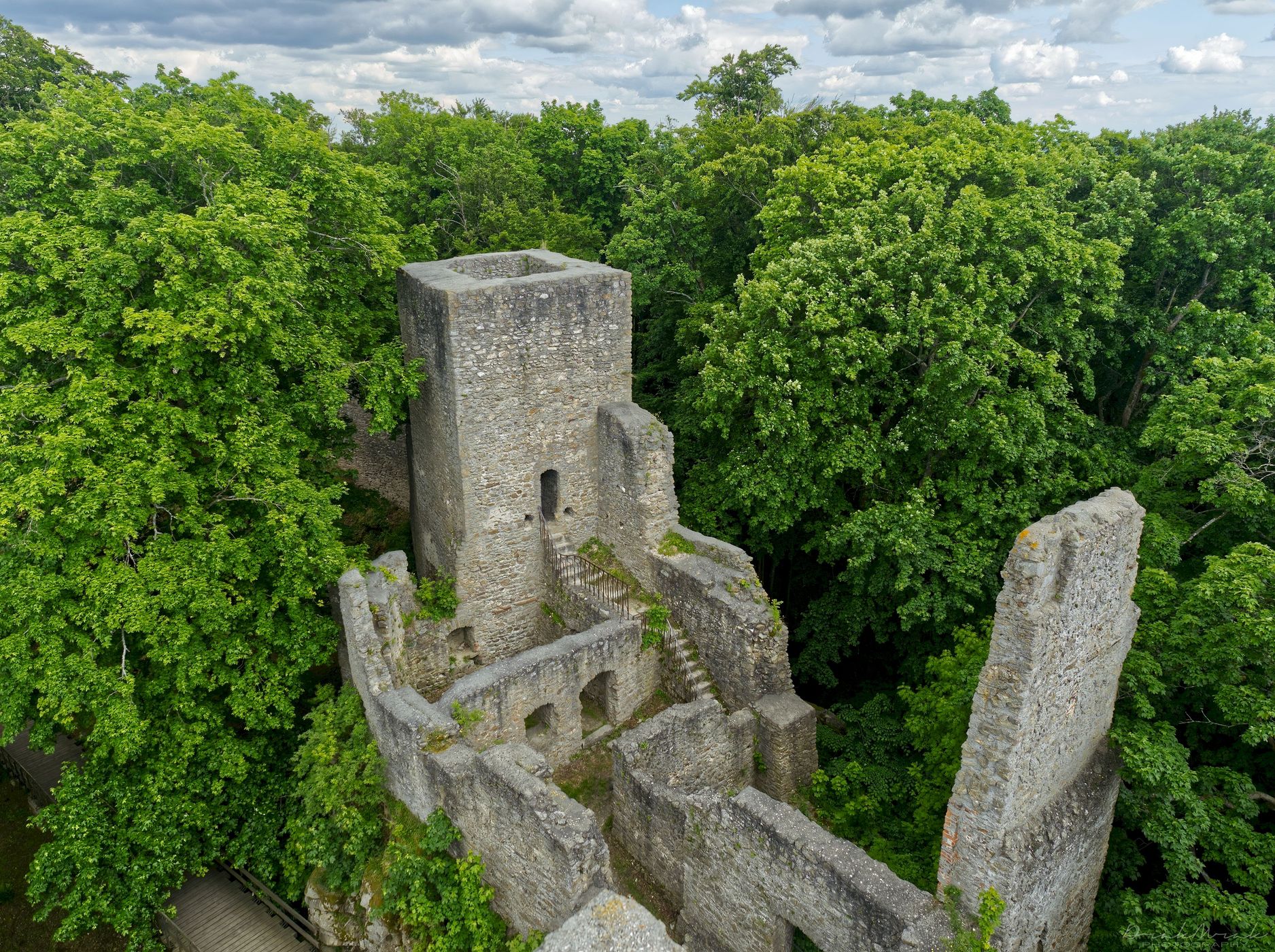 Ruins of Choustník Castle, Czech Republic