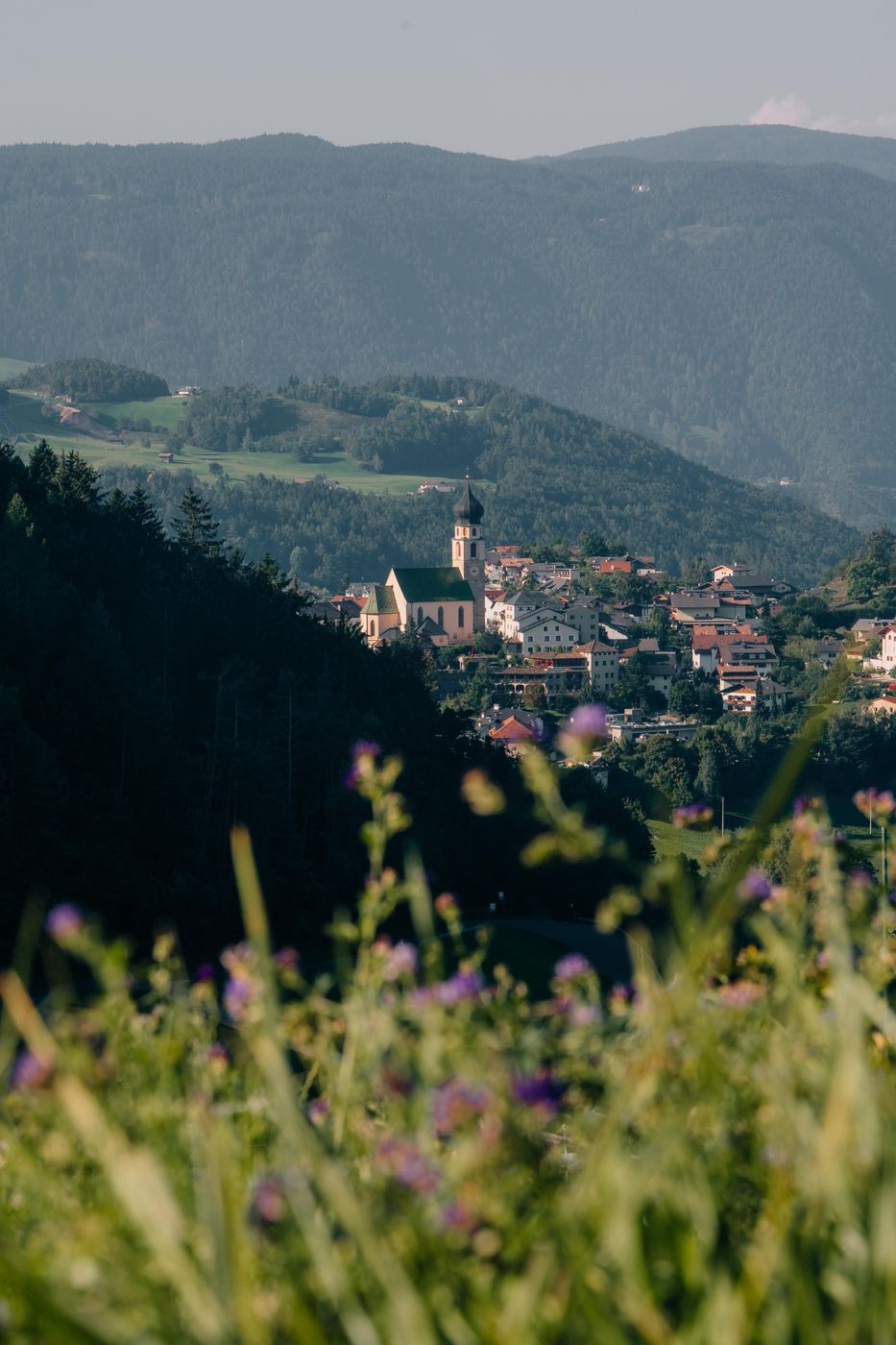Church view son Völs am Schlern, Italy