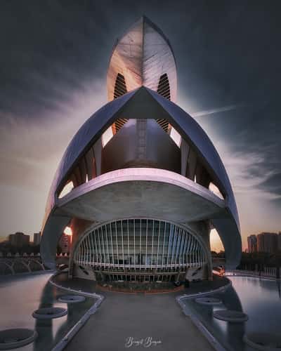 City of Arts and Sciences from the Bridge, Valencia