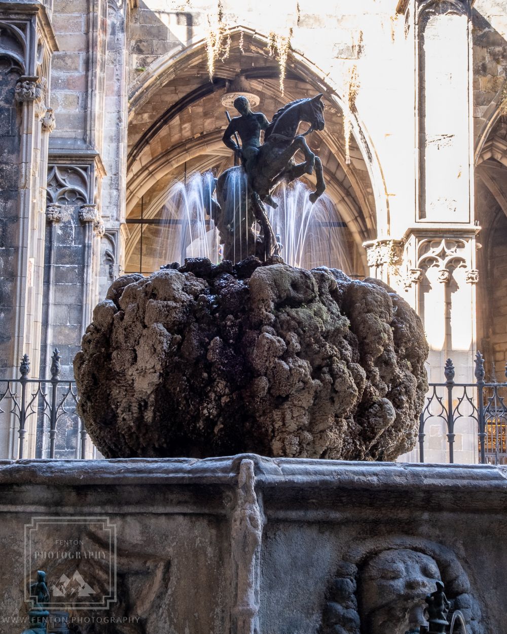 Cloisters at Cathedral de Barcelona, Spain