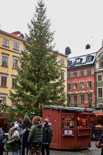 Coloful Houses from Stortoget I Stockholm