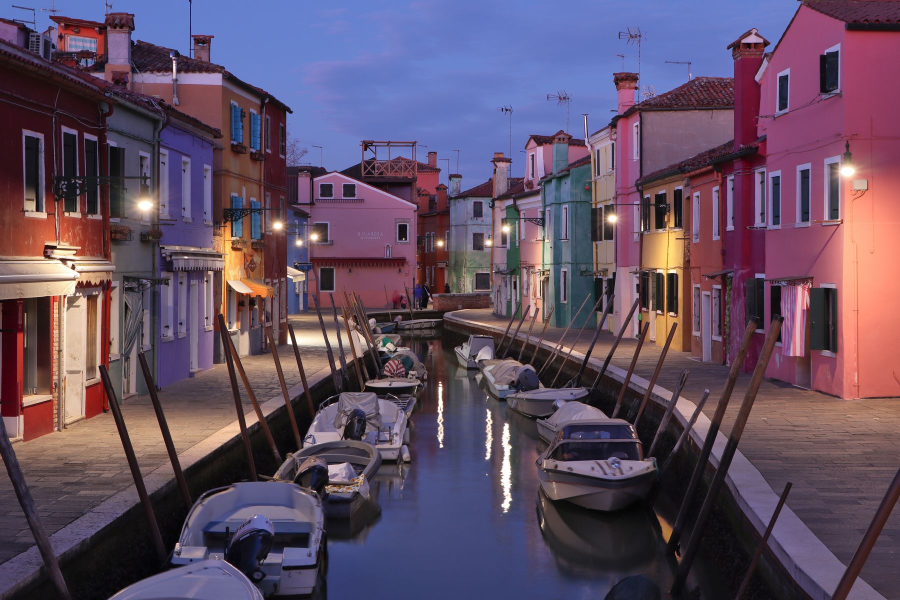 Colour Houses, Venice, Italy