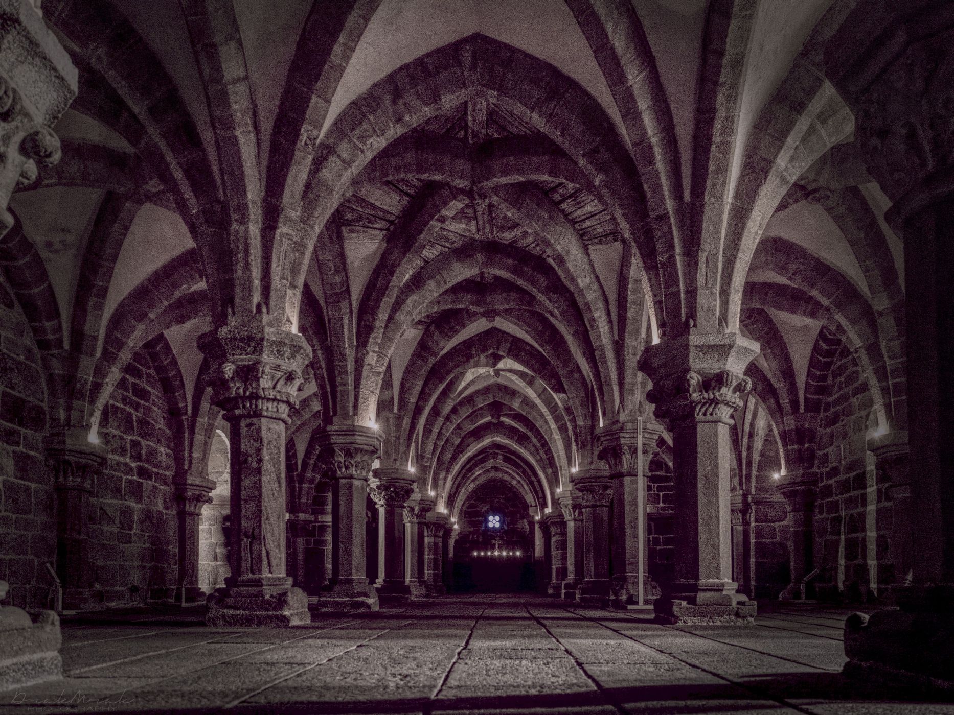 Crypt under St. Procopius Basilica, Třebíč, Czech Republic