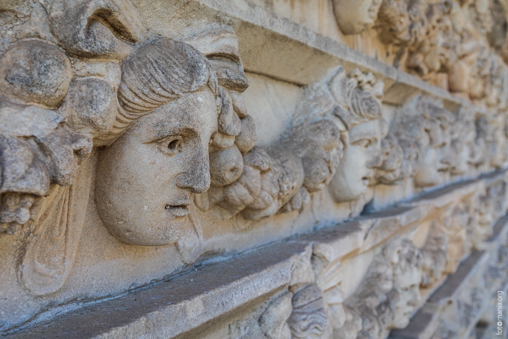 Decorations fragments, Aphrodisias, Turkey (Türkiye)