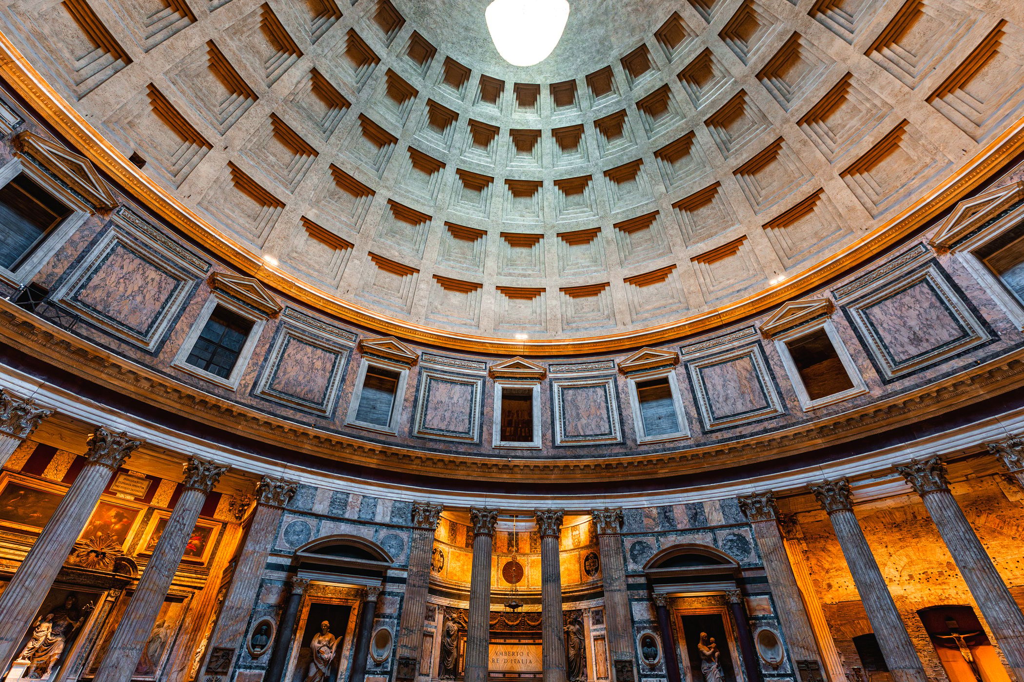 Dome of Pantheon, Rome, Italy