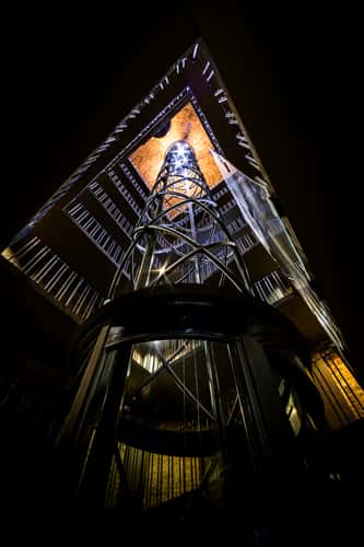 Elevator inside of the Astronomical Clock Tower, Prague