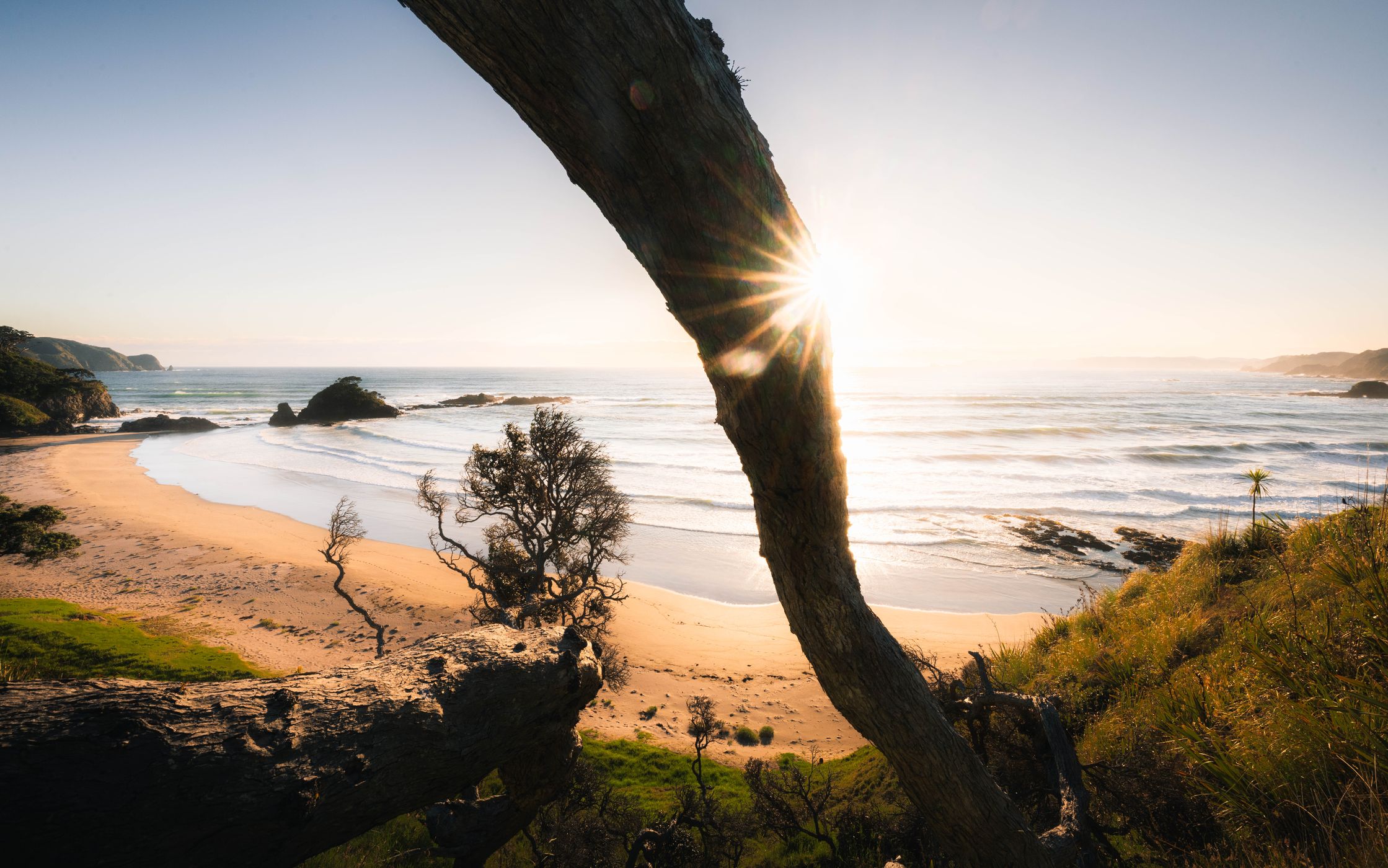Elliot Bay Second Beach View, New Zealand