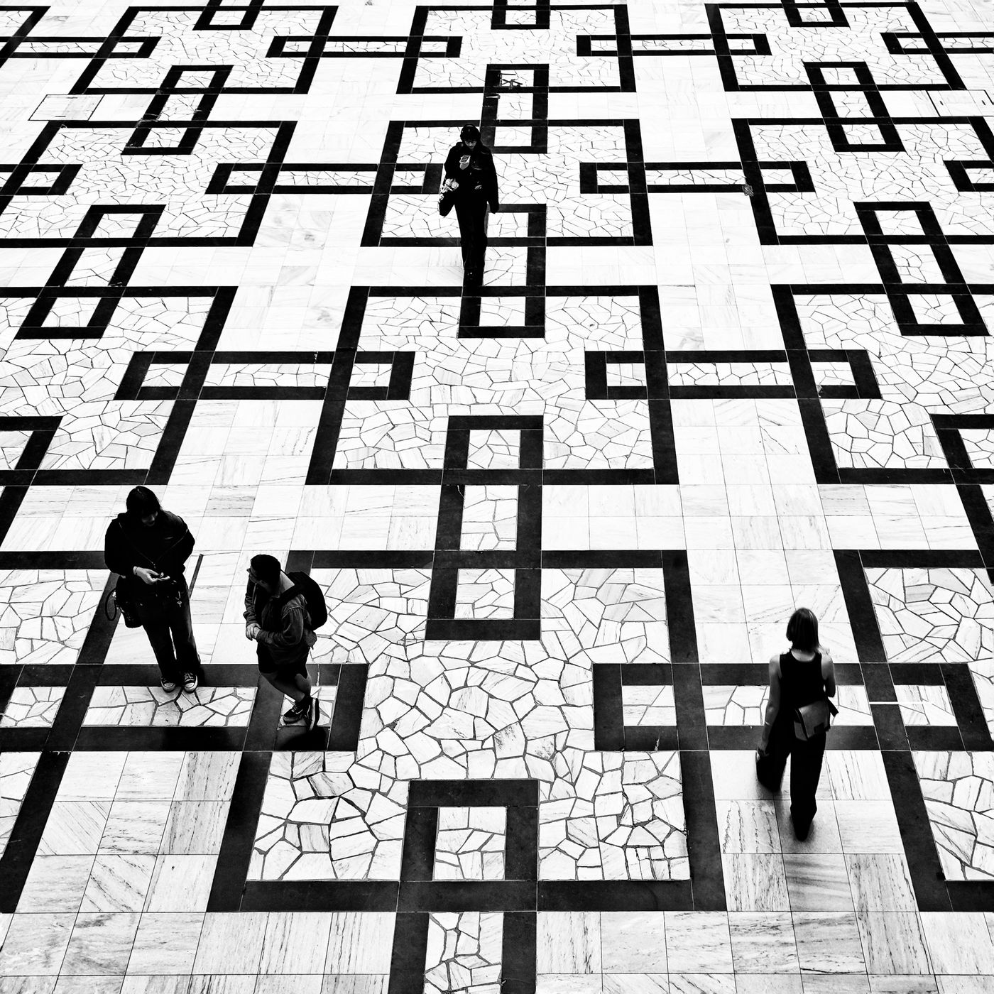 Entrance hall of the Leibniz University, Hanover, Germany