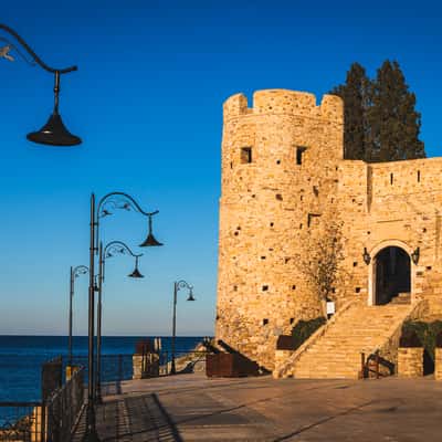 Entrance to Kuşadası castle, Turkey (Türkiye)