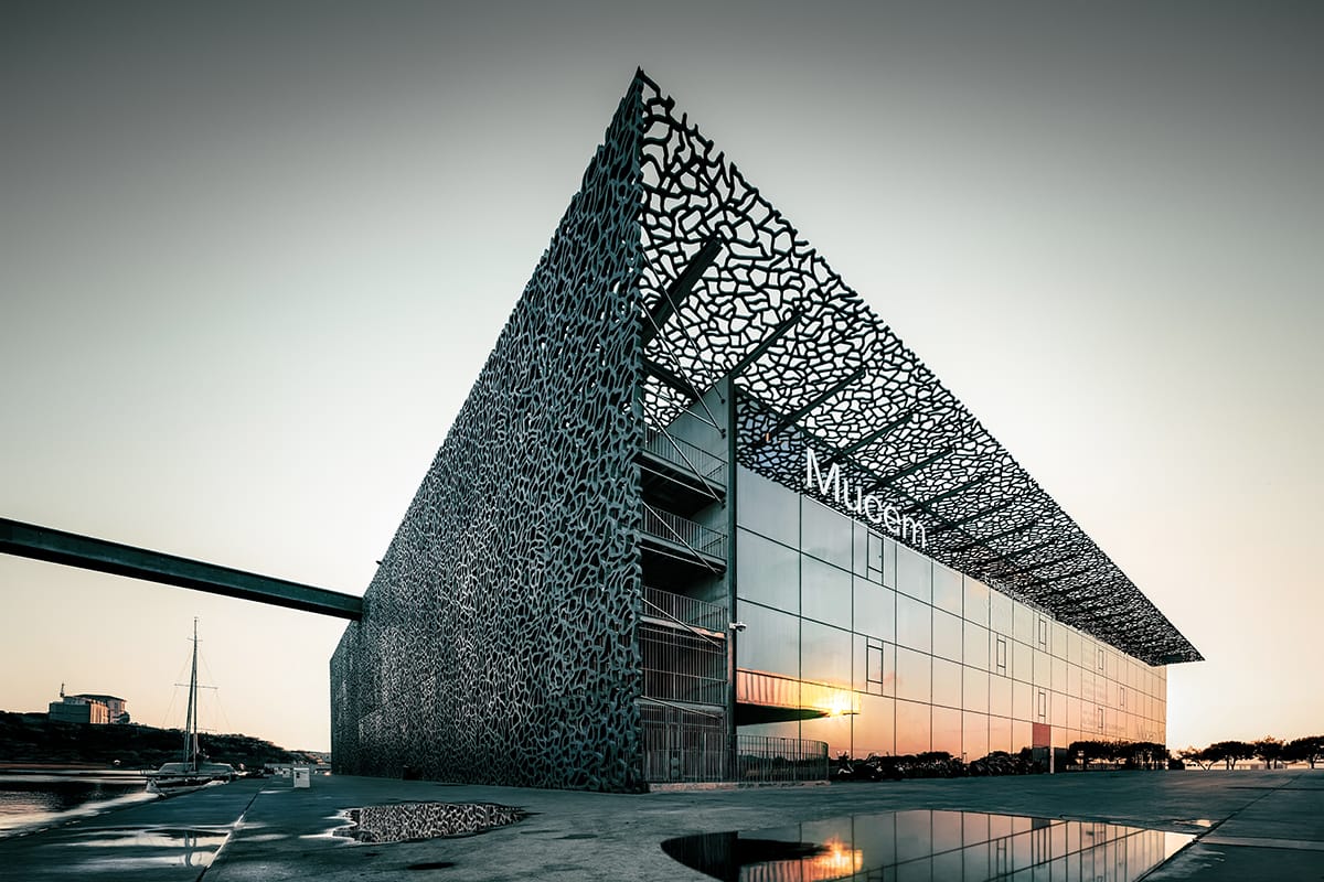 Exterior View of Museum of European Civilizations, Marseille, France