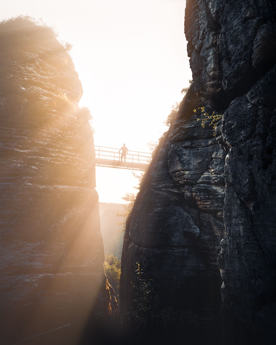 Felsenburg Bridge Lower View, Germany