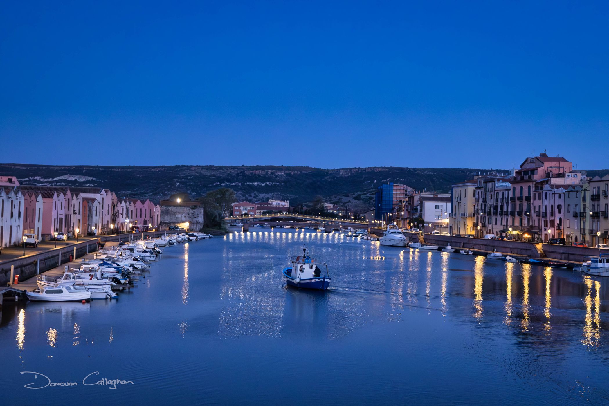 Fishing boat, Bosa, Sardinia, Italy