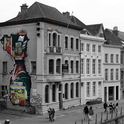 Giant Artistic Mural, Belgium