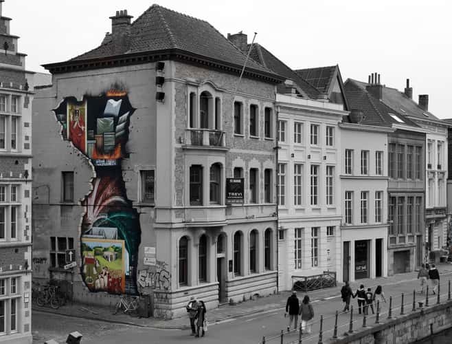 Giant Artistic Mural