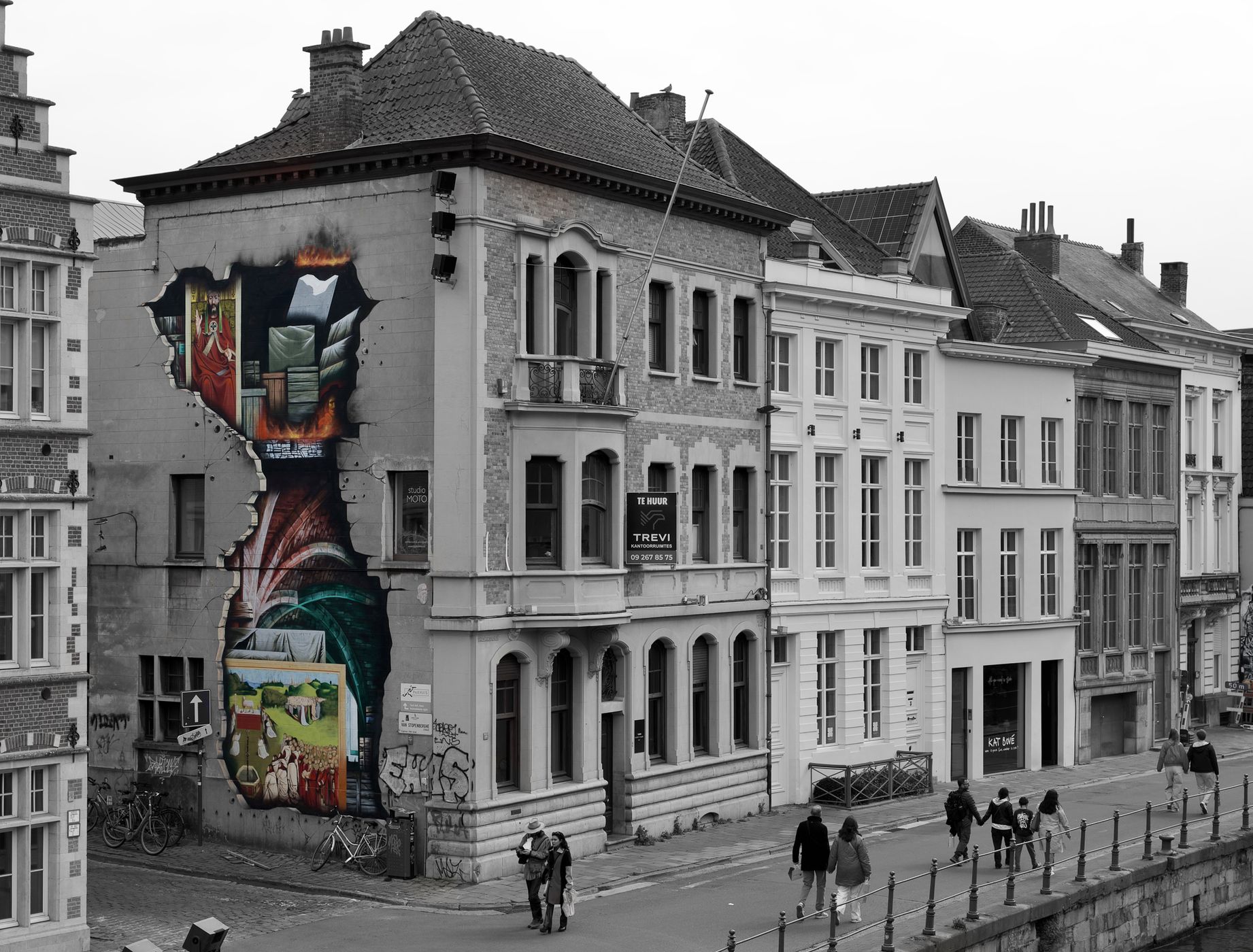 Giant Artistic Mural, Belgium
