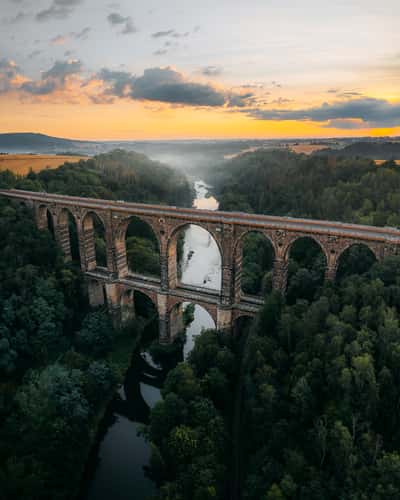 Göhrener Viadukt (Drone)
