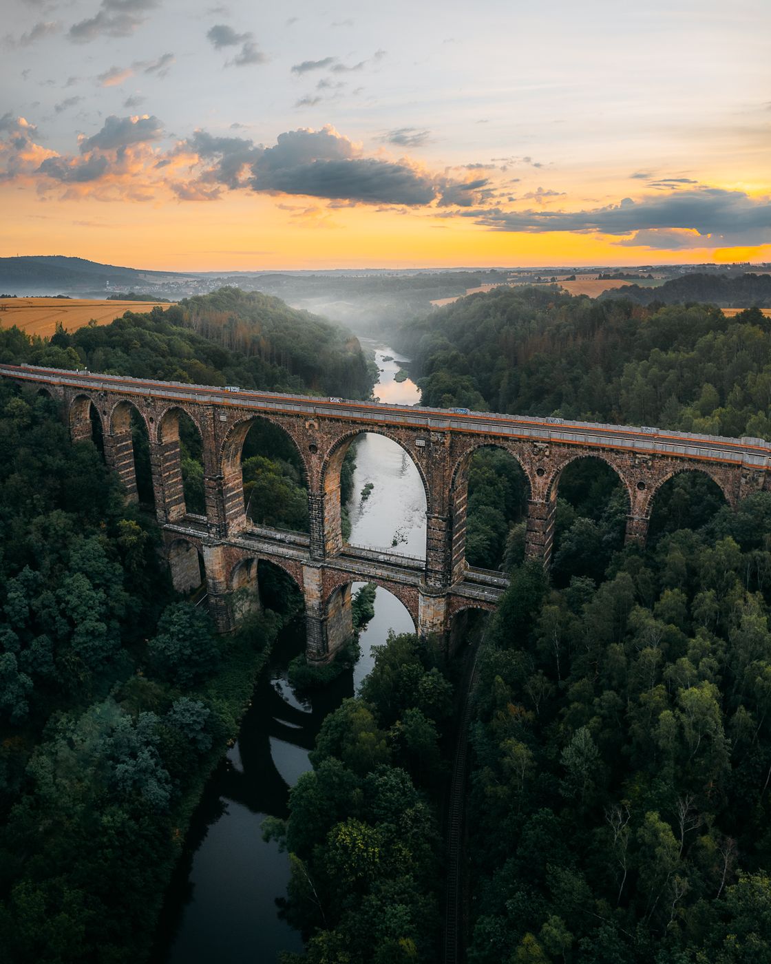 Göhrener Viadukt (Drone), Germany