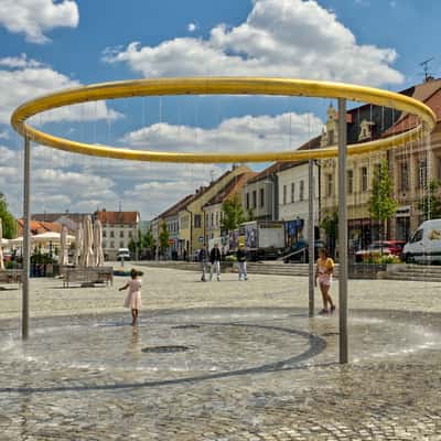 Golden ring fountain, Czech Republic