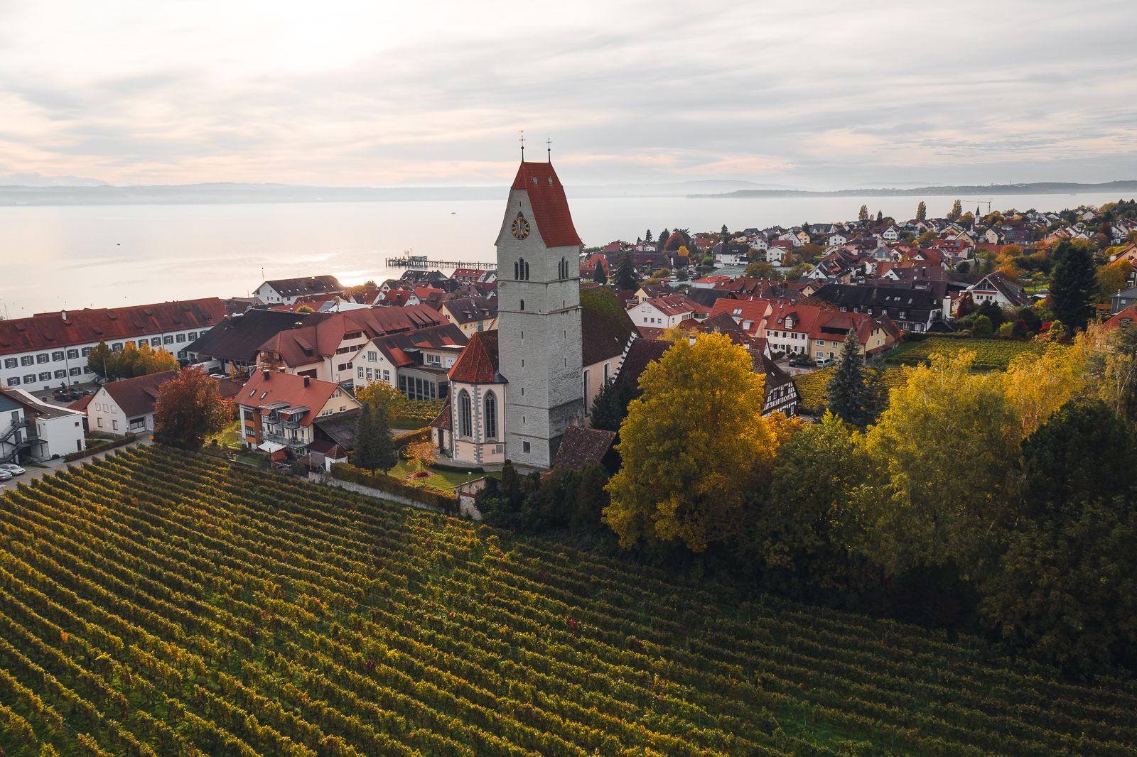 Hagnau Panoramic View (Drone), Germany
