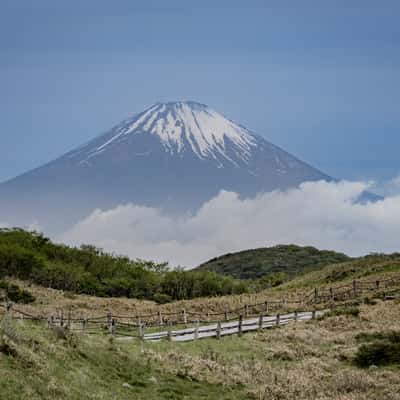 Hakone view on Mt. Fuji, Japan