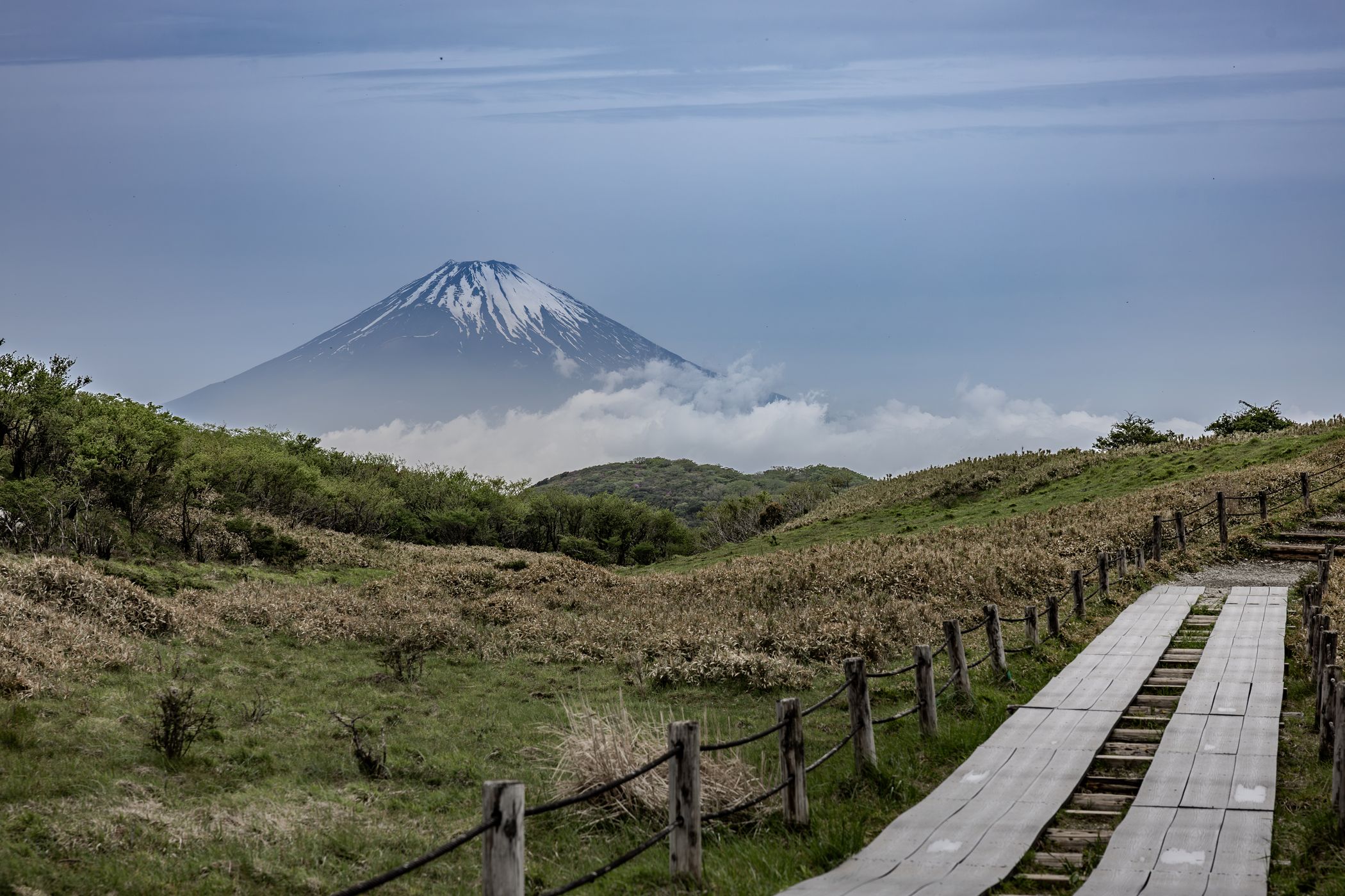 Hakone view on Mt. Fuji, Japan