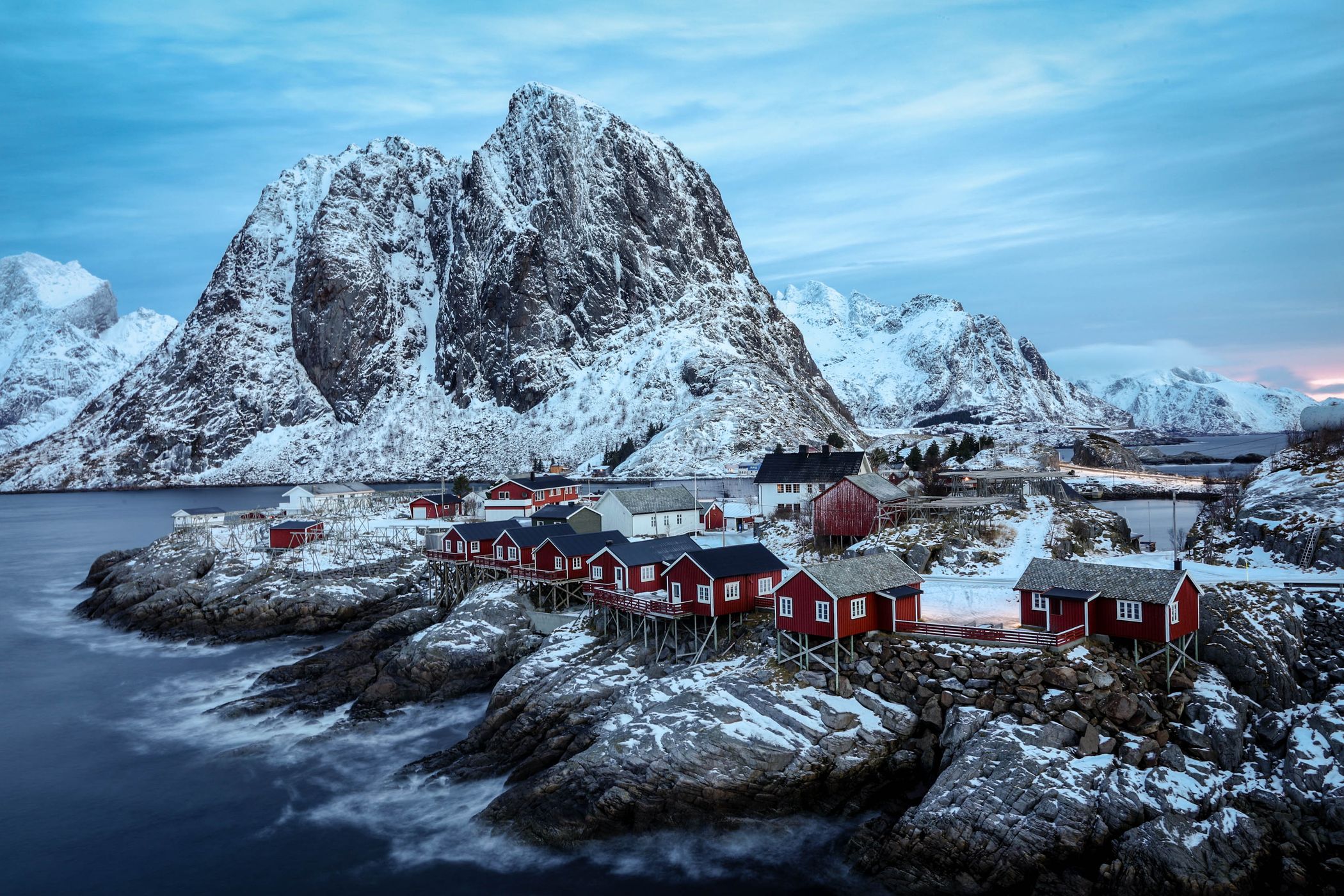 Hamnøy, classic view, Lofoten, Norway