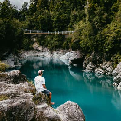 Hokitika Gorge walkway, New Zealand