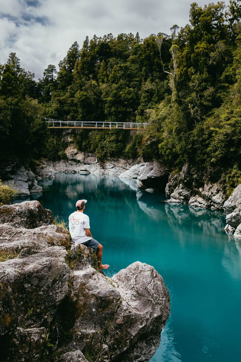Hokitika Gorge walkway, New Zealand