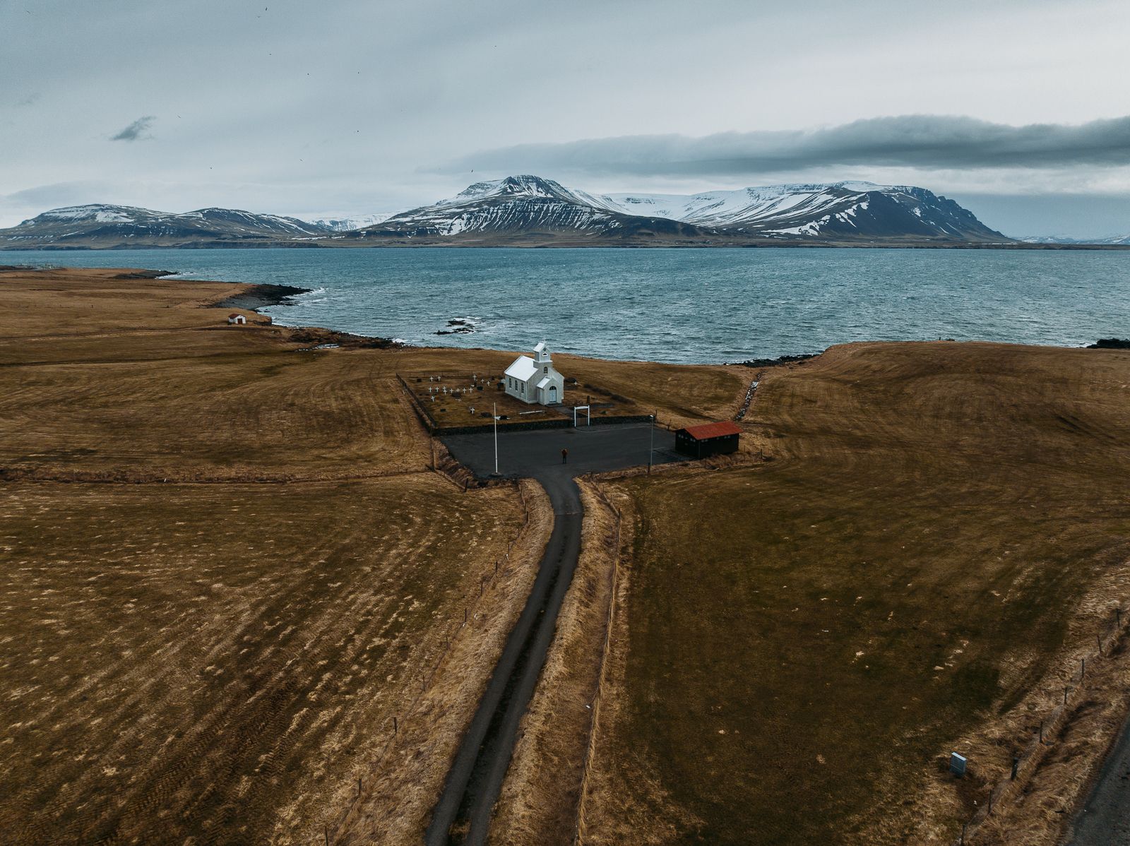 Innra-Hólmskirkja (Drone), Iceland