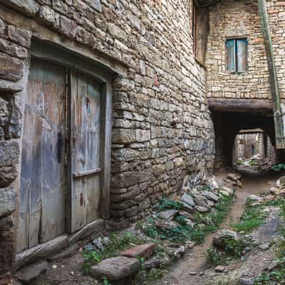 Inside Koroda village, Russian Federation