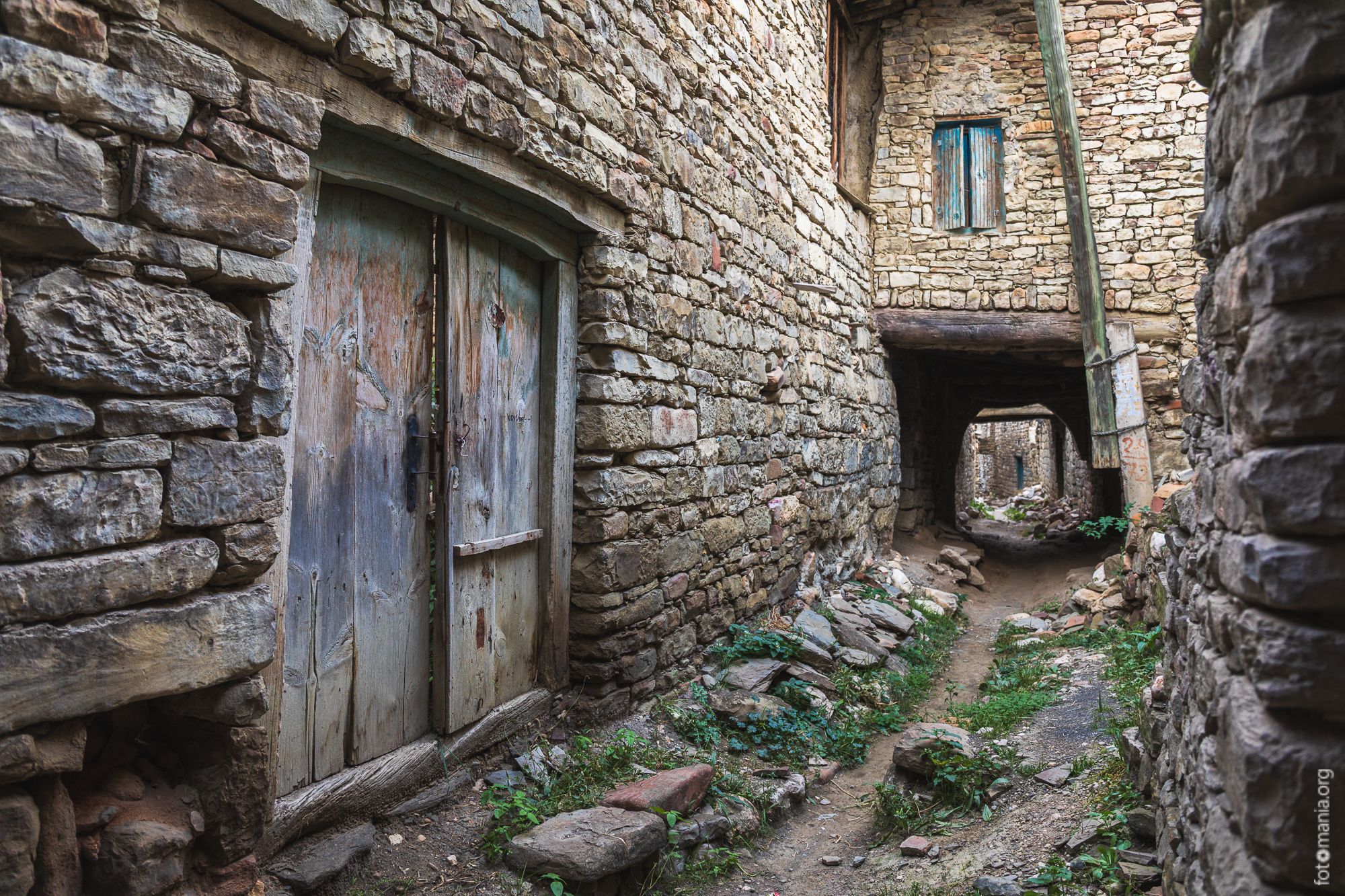Inside Koroda village, Russian Federation