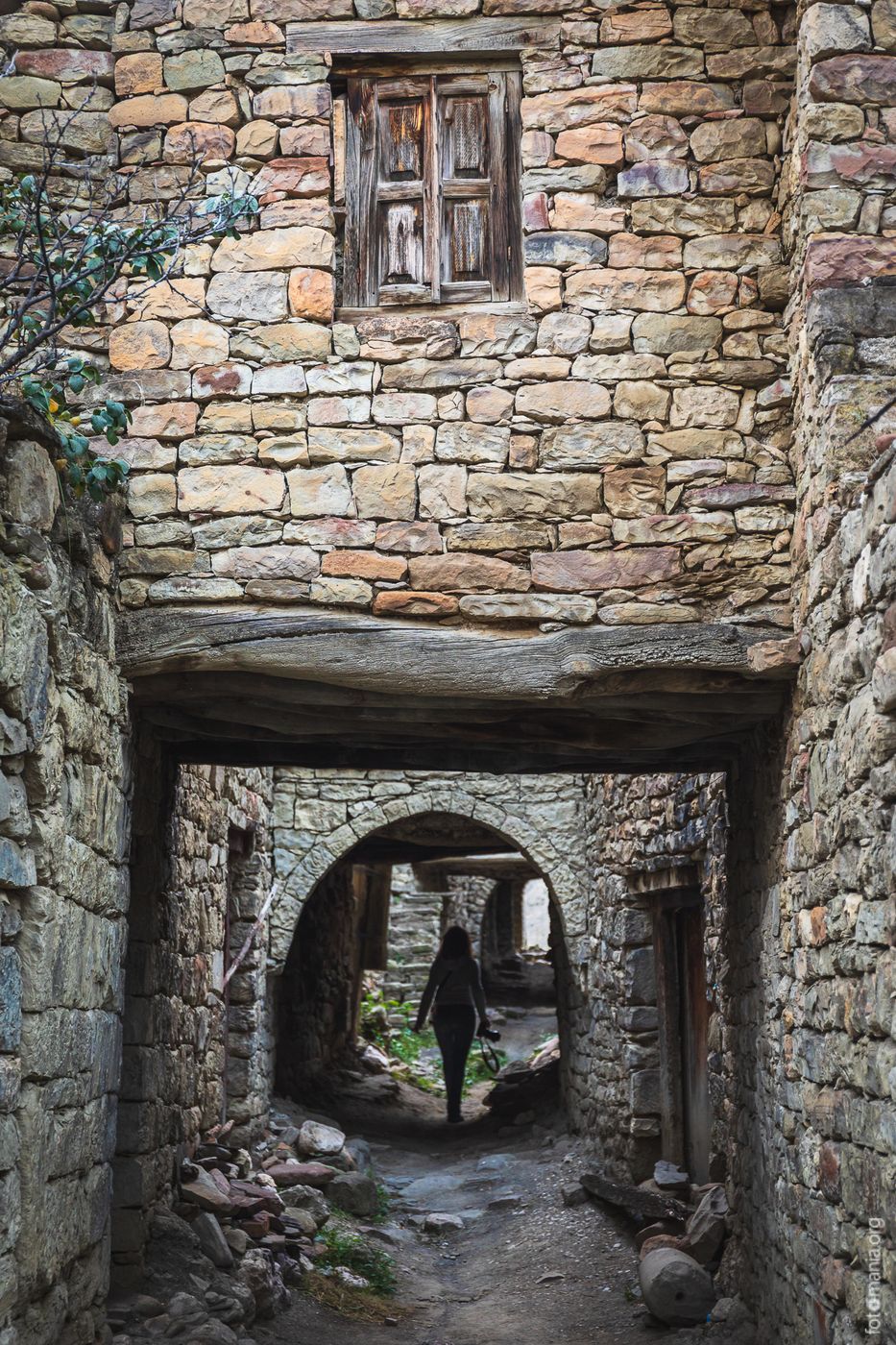 Inside Koroda village, Russian Federation
