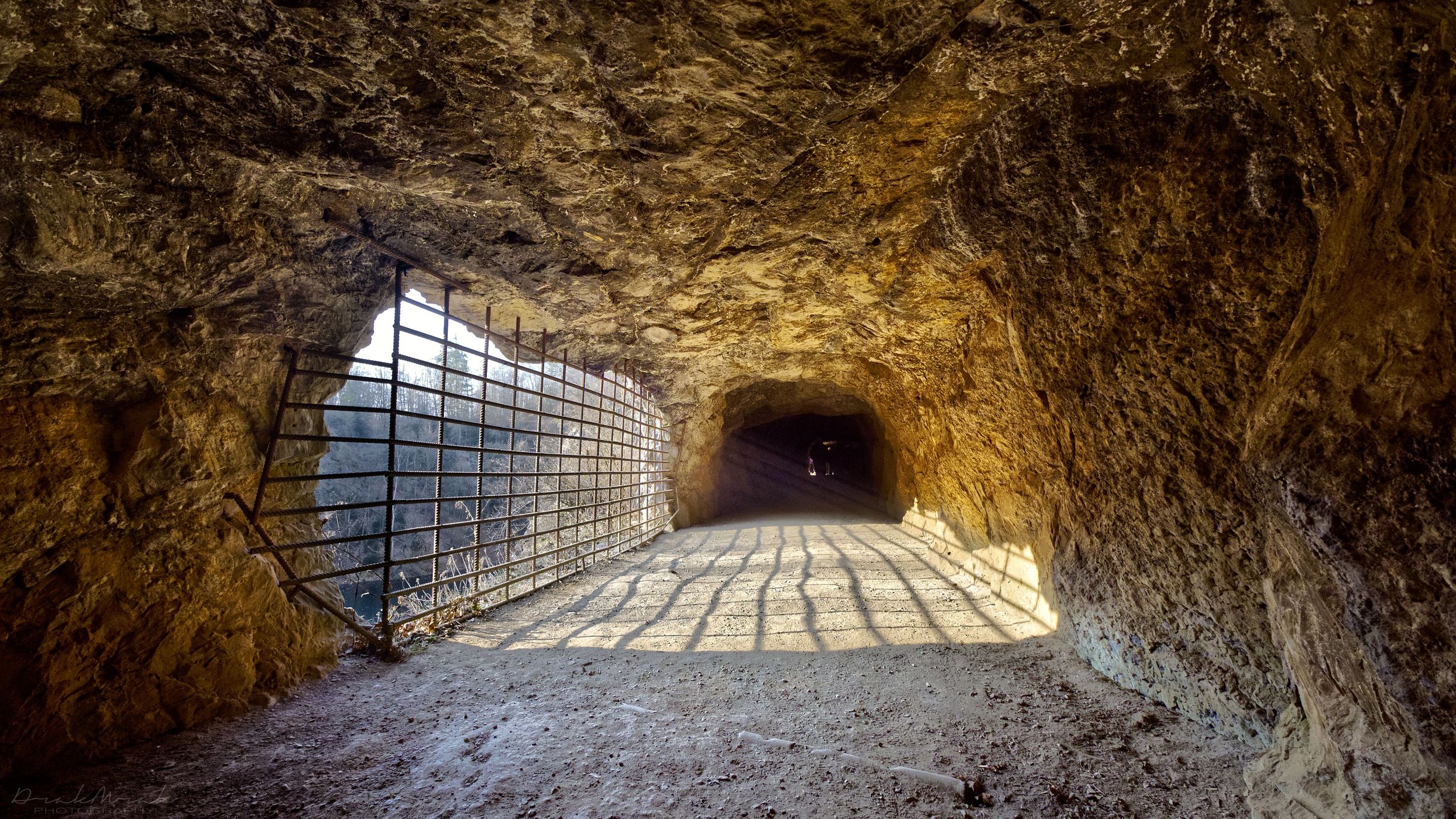 Inside quarry 'Little America', Czech Republic