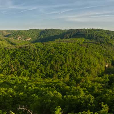 Jihlava river valley from Big Rock outlook, Czech Republic